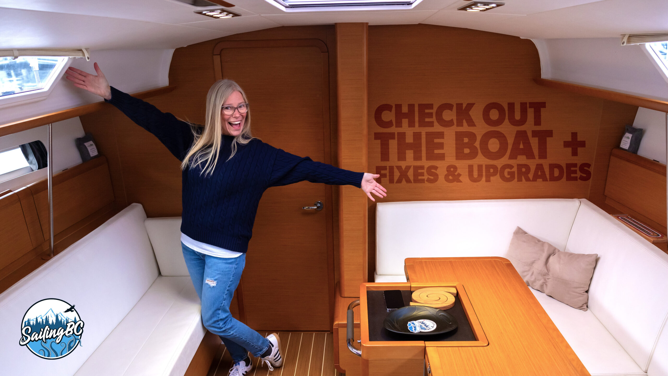 Check out our Jeanneau 409, Battleborn Lithium & victron Solar upgrade and sail around BC (S01E07)