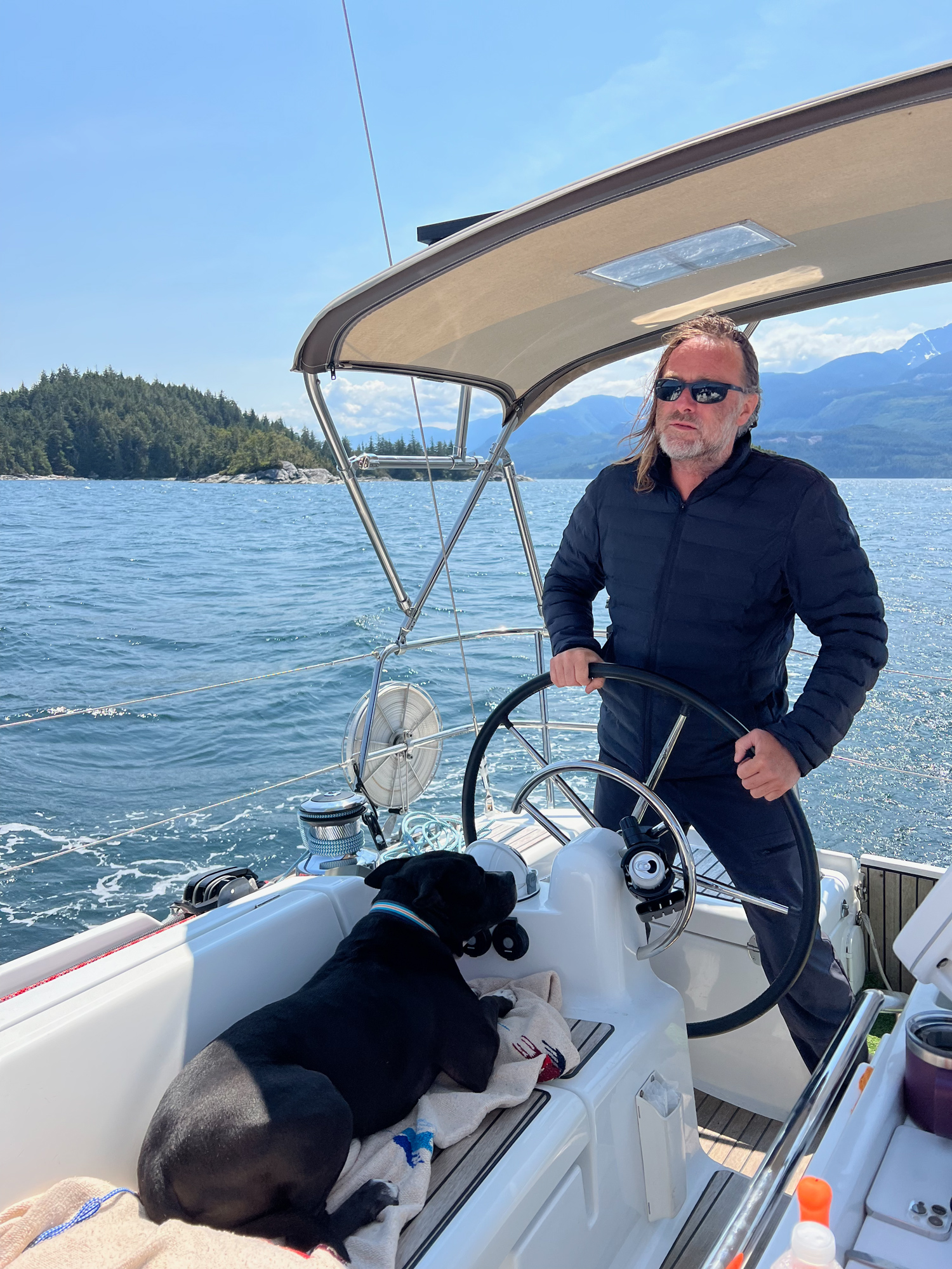 Captain Christopher Friesen and Bella