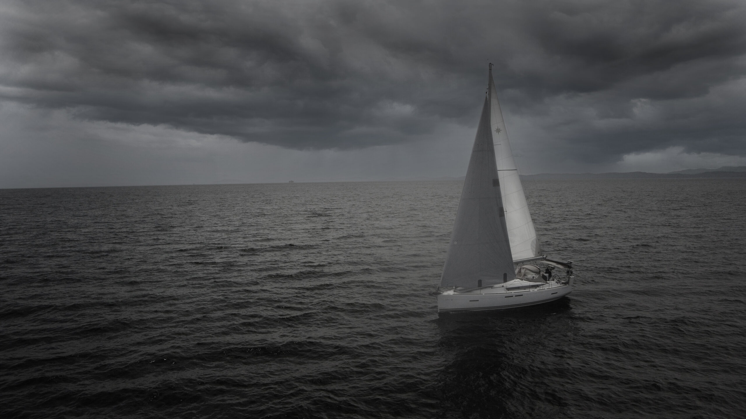 winter sailing in BC